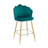 Shell Design Velvet Barkruk Groen 396377