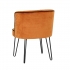 Raja Terracotta fauteuil fluweel 57x54x69 7802005