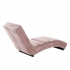 Chaise longue roze fluweel 387542