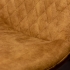 Brach safran set van 2 fluwelen stoelen 56x43.5xh89cm 7804067