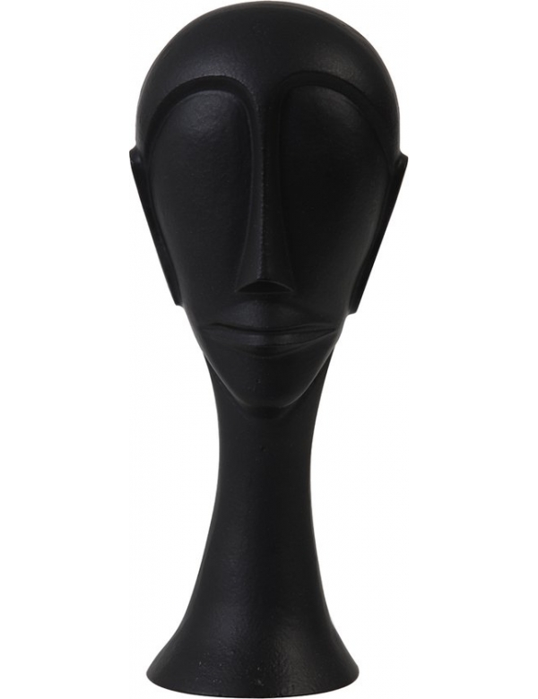 Ornament 11,5x10x28 cm HEAD zwart 7420012