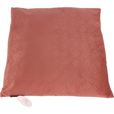 Sierkussen Velvet Woven Pattern Shell donker pink 45 Cm X 45 Cm 11587710