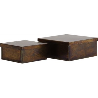 LOBERIO Deco box 2 stuks antiek brons 5971350 