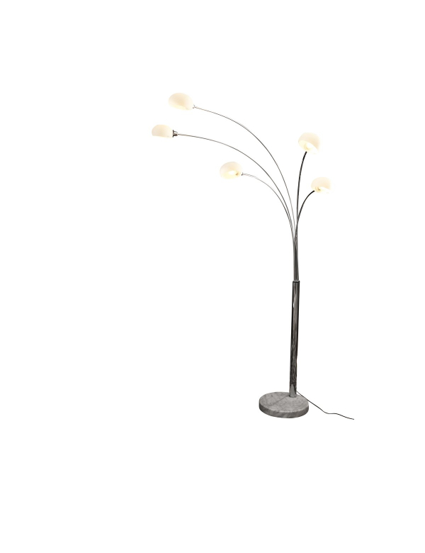 Vloerlamp Five Fingers 210 cm wit glas, marmer 308820