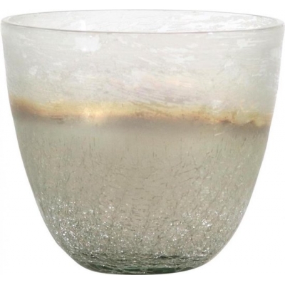 Waxinelichthouder LANTAARN ALASKA GLAS  11,5x9,5cm  8626 