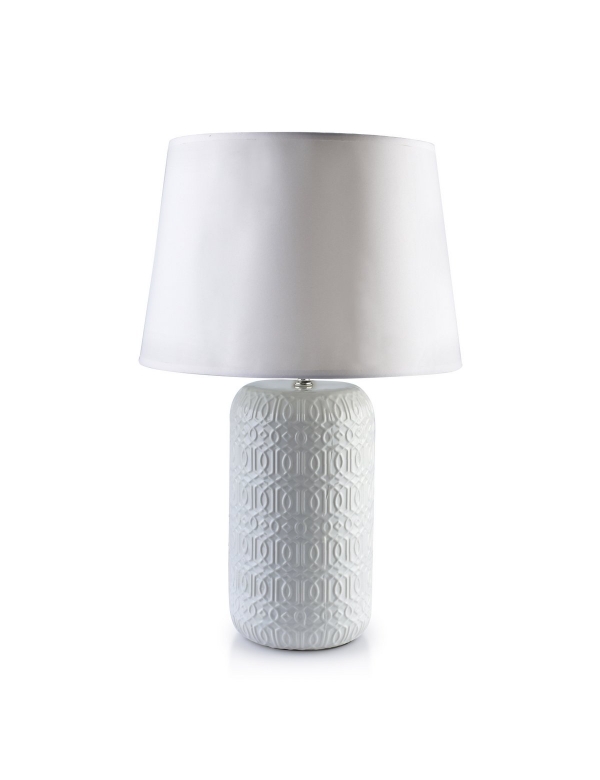 LENA WIT Lamp 15x15xh53cm HTLA4010 LENA WIT Lamp 15x15xh53cm HTLA4010