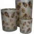 waxinelichthouder herfst dennenappel medium 12cm