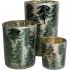 waxinelichthouder herfst dennenboom medium 12cm