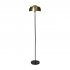 NOMAA vloerlamp in zwart en goud metaal met zijn marmeren poot h160cm 7822005