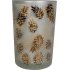 waxinelichthouder herfst dennenappel medium 12cm