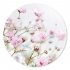 Muurcirkel Roze bloemen 70cm 